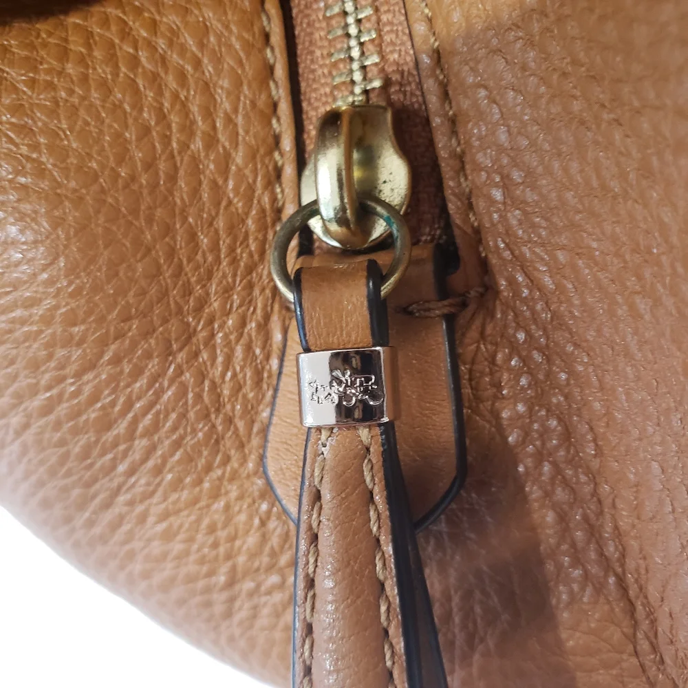 Coach Tan Leather Tote - Picture 3 of 16